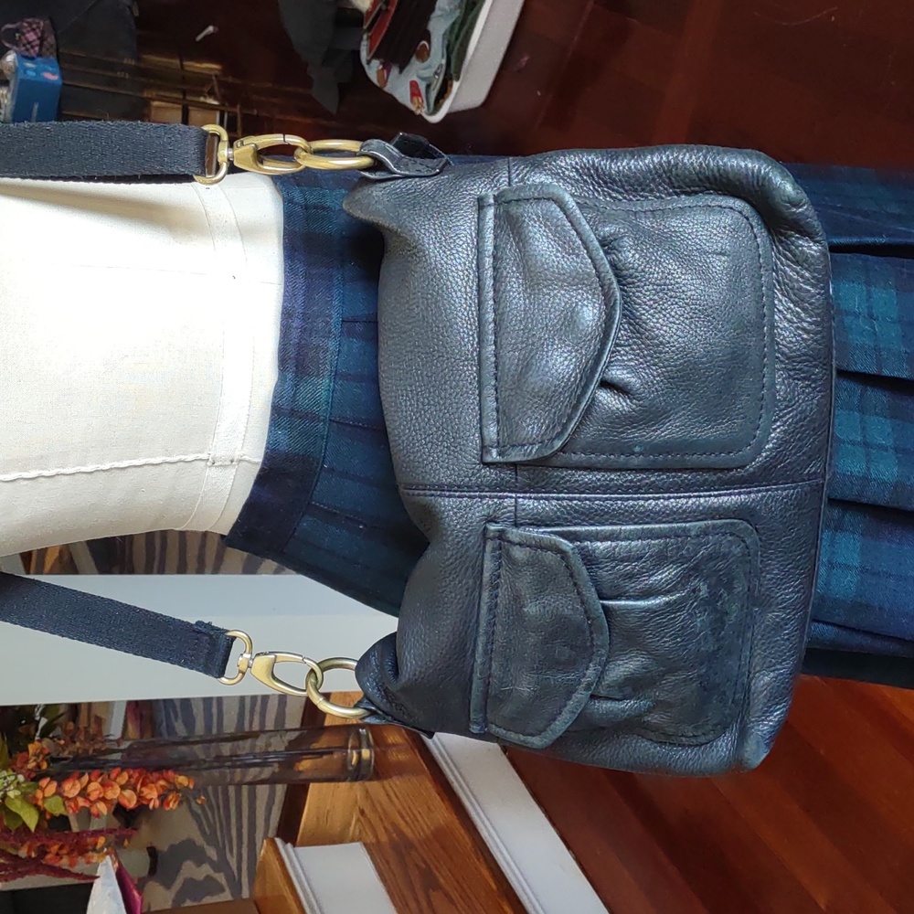 Fossil Black Leather Crossbody Bag - Picture 6 of 11